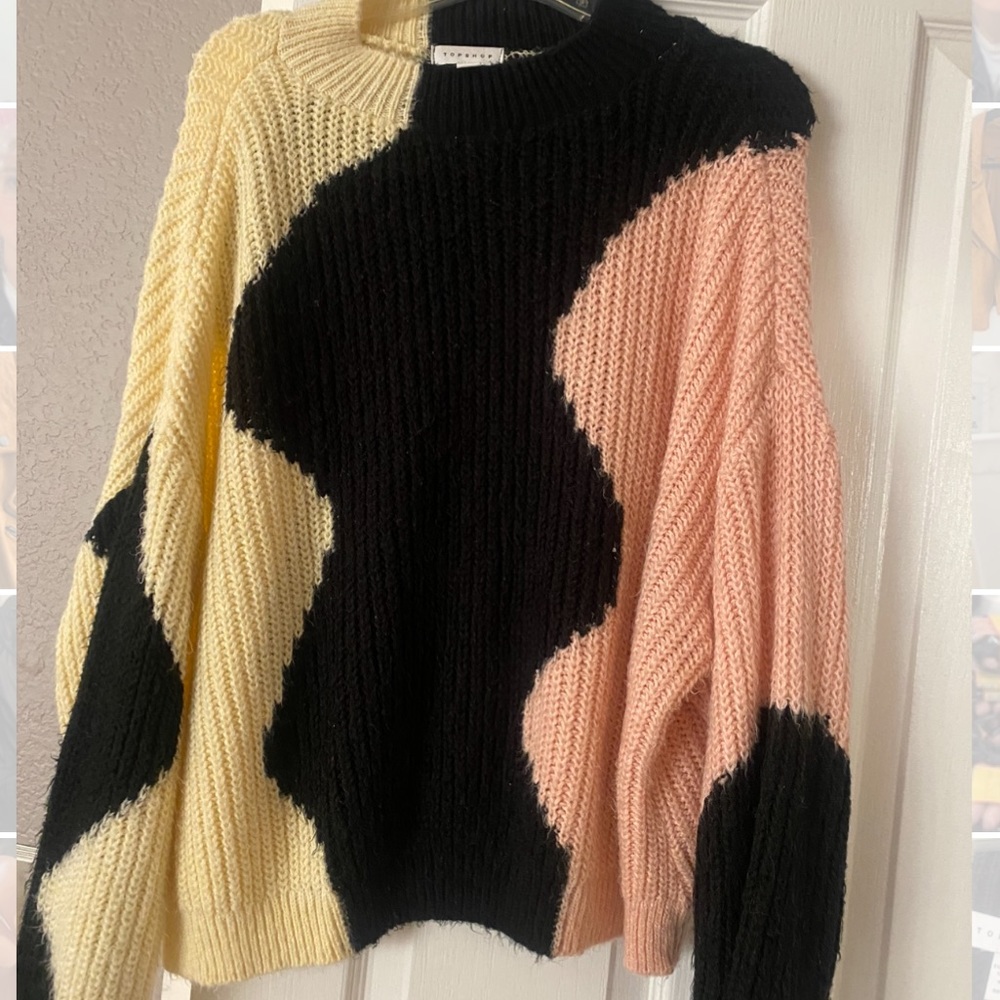 Multicolored Topshop sweater